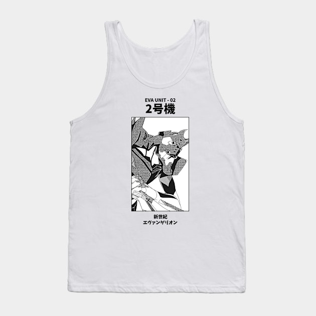 Eva Unit - 02 Neon Genesis Evangelion Tank Top by KMSbyZet